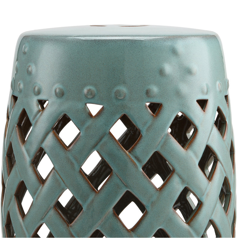 Tabouret de jardin, table de bout décorative robuste, siège polyvalent et support à plantes pour patio, jardin, salon intérieur extérieur,