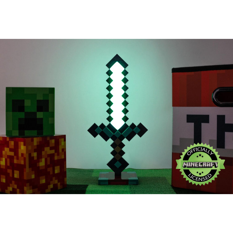 Minecraft 3D Diamond Sword Desk Lamp – Ukonic