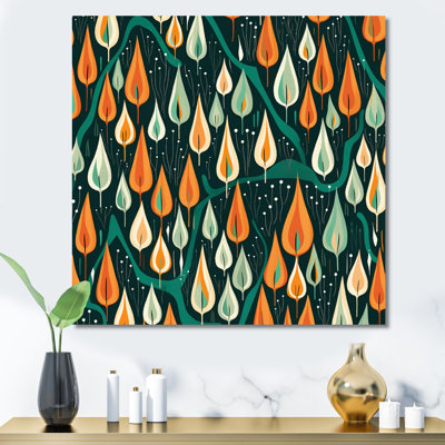 " Retro Abstract Drops XIV "