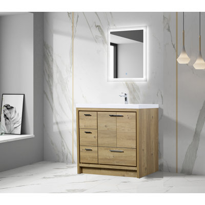 Ensemble de meuble-lavabo simple mural 42 po Spies