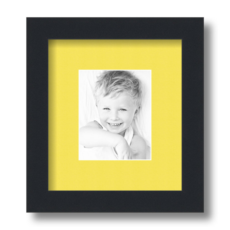 Matte Picture Frame with Mat, Canary