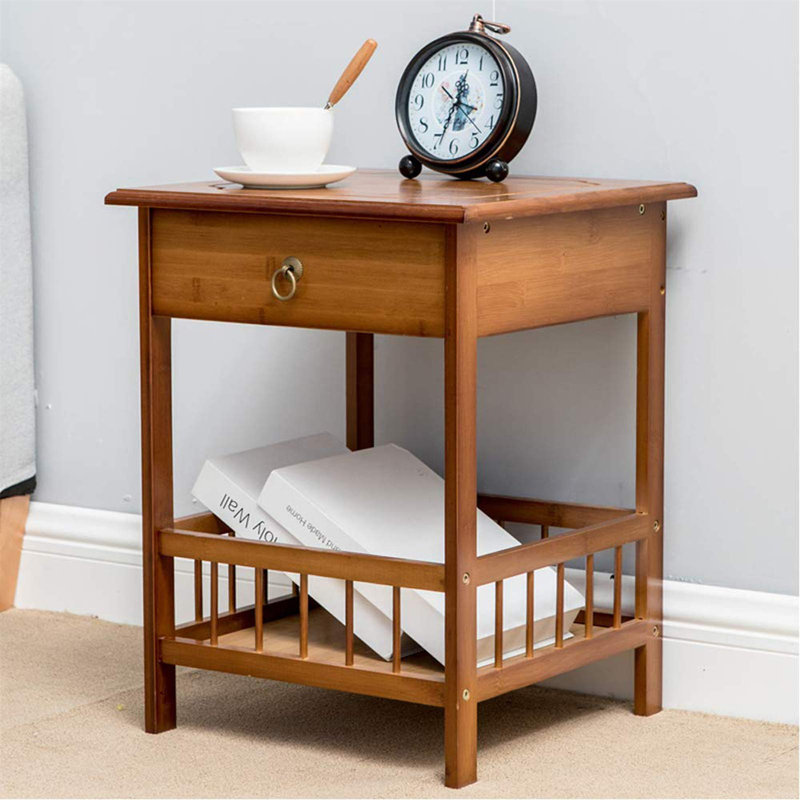 Khanh Solid Wood End Table