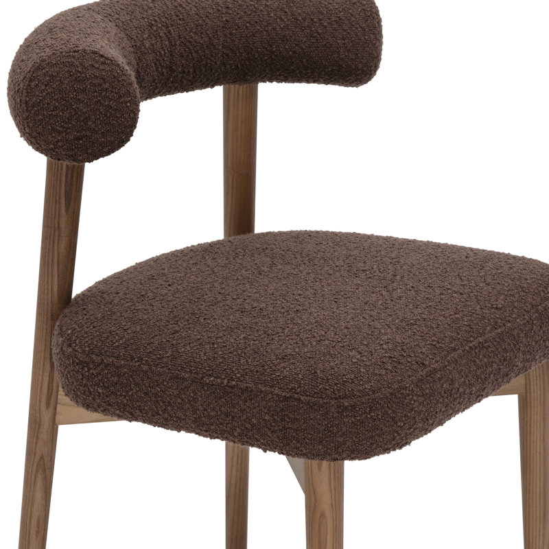 Chaise d'appoint Kason, Brun, Chocolat / Brun