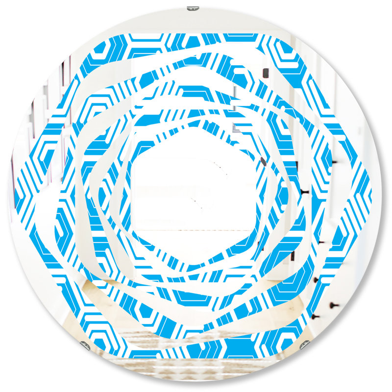 Miroir mural Whirl, H 31,5 po x l po