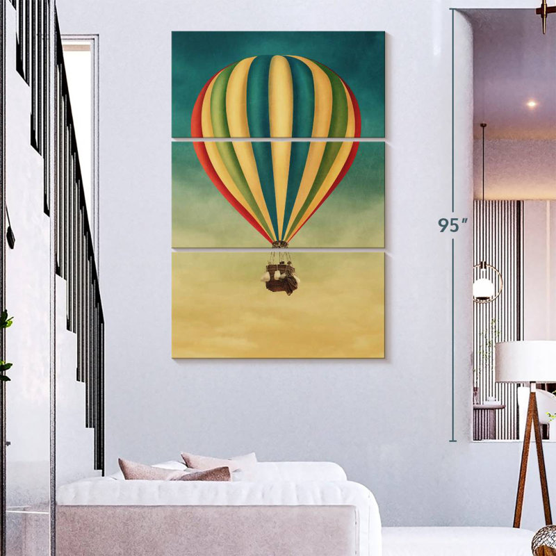 Mehar Flying Hot Air Balloon, 32" H x 20" W