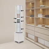 Floor-Standing Sunglasses Display Stand With Storage Cabinet