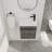 Jefferson 18" Floating Wall-Mounted Bathroom Vanity-168550333