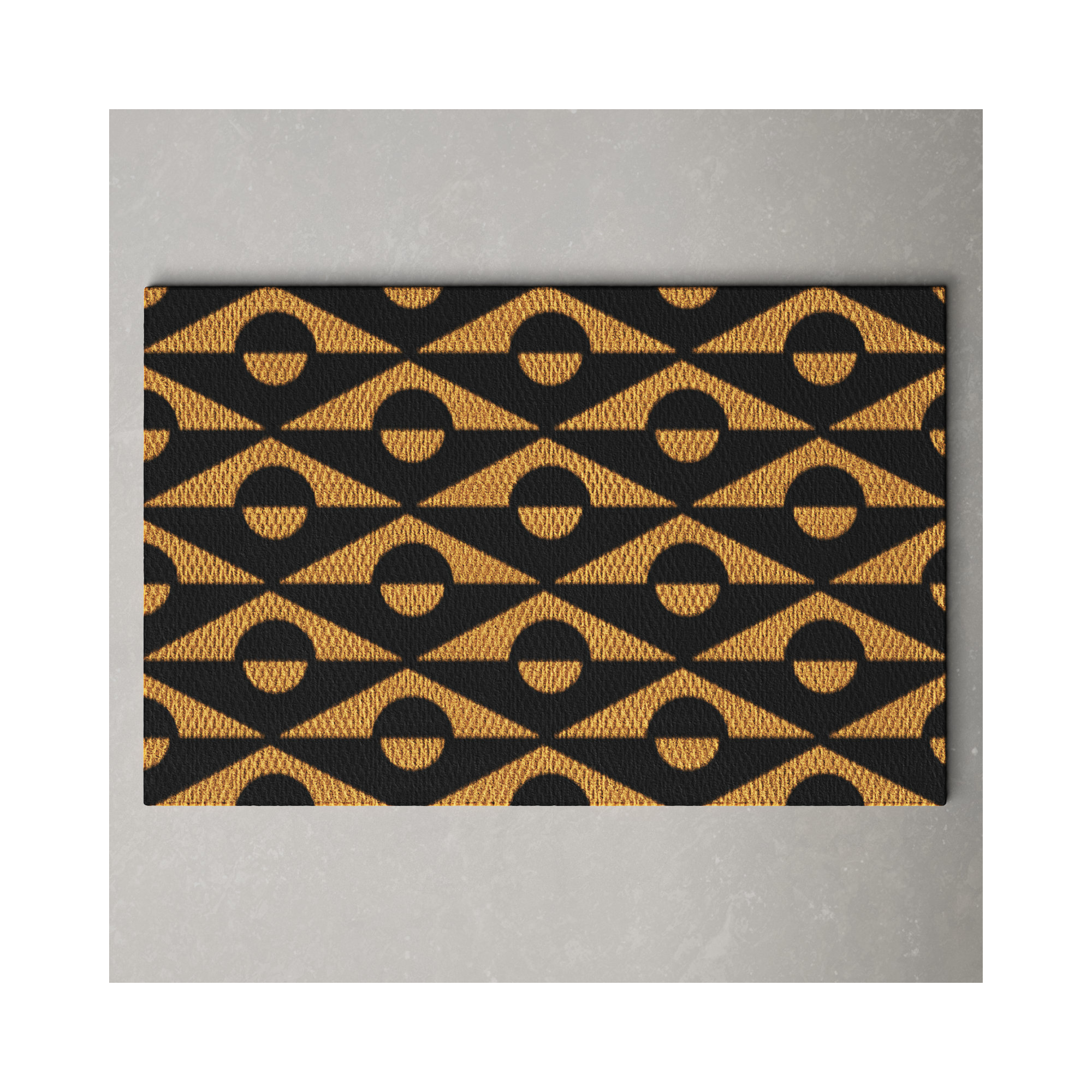 Neighburly Non-Slip Geometric Doormat