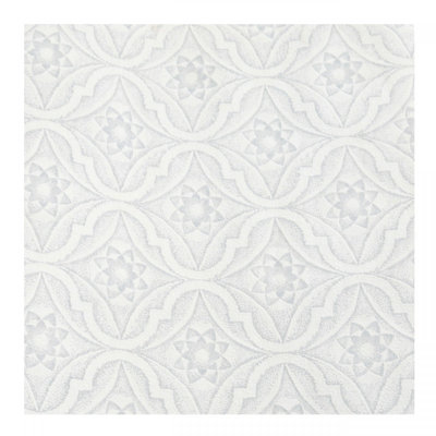 Rouleau de papier peint double en vinyle gaufré L 33 pi x l 20,5 po Star Blossom