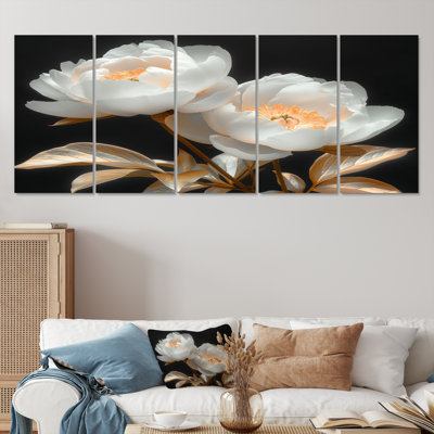 Gilyard - Peonies Wall Art Print Set