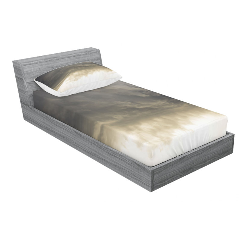 Microfiber Sheet Set, Twin Sheet Set with Fitted Sheet