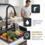 Évier de cuisine en acier inoxydable encastrable 29,5 po L 29,5 po