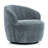 Modern Swivel Chenille Barrel Accent Chair(Set Of 2）-19986766