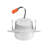 4'' Selectable Color Temperature 8.6 Watt Dimmable IC Rated Standard Recessed Lighting Kit