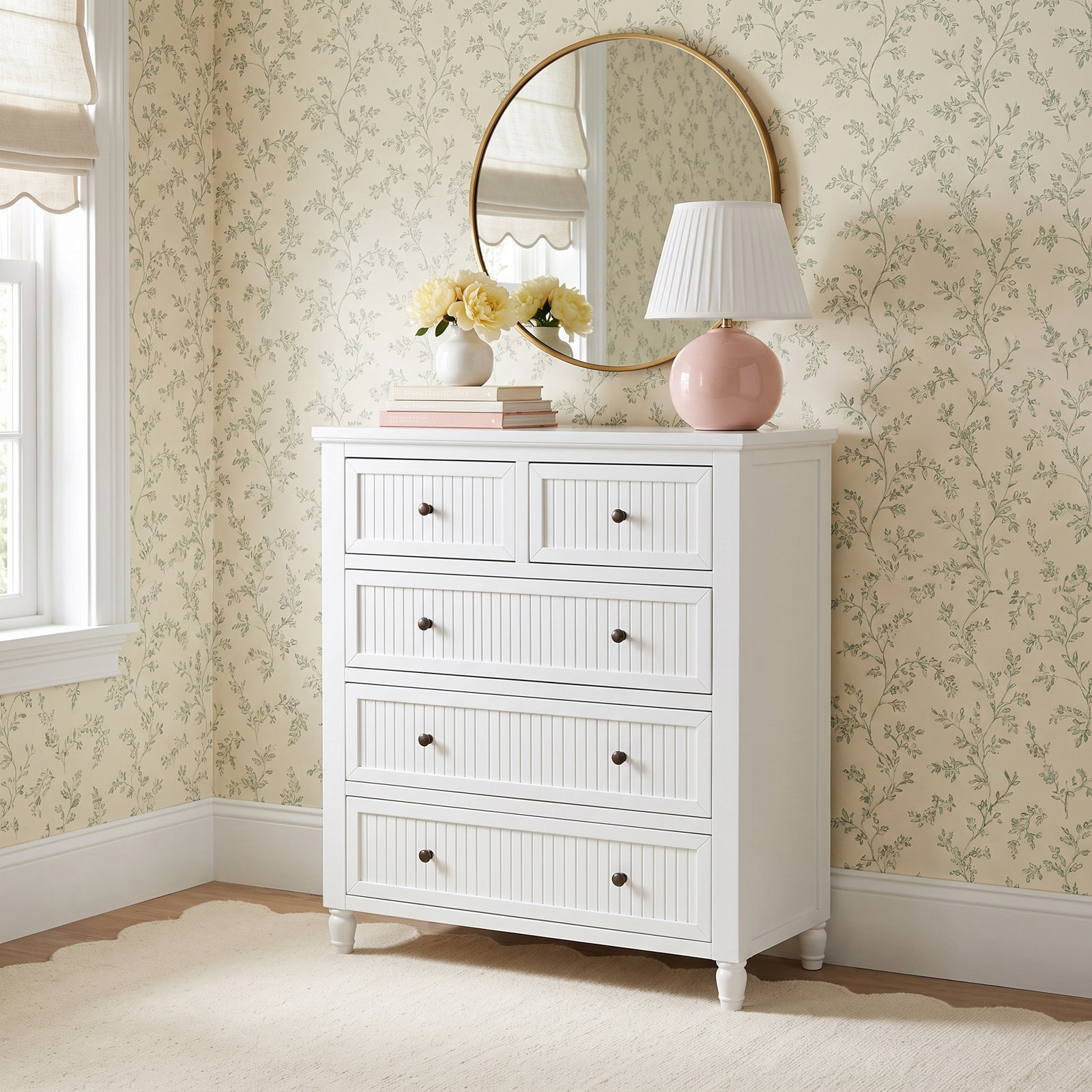 Pearce 38" Acacia Dresser, Navy