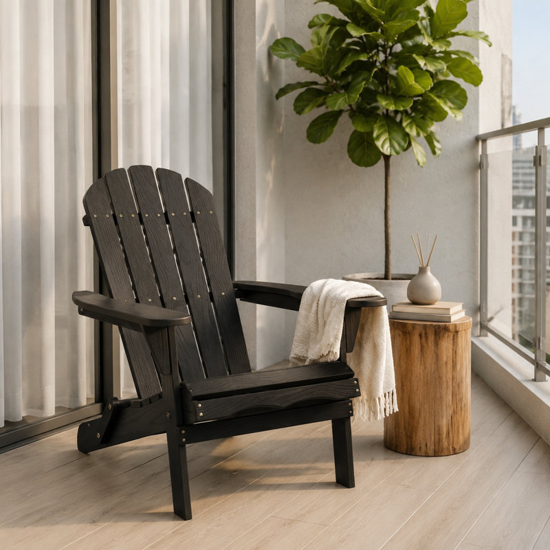 Méridienne pliante Adirondack, Black