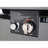 42" Rectangle Fire Pit, Black, 50000 , Stainless Steel Bowl, Stylish Design Black Rectangle, Burner, Contemporary Look