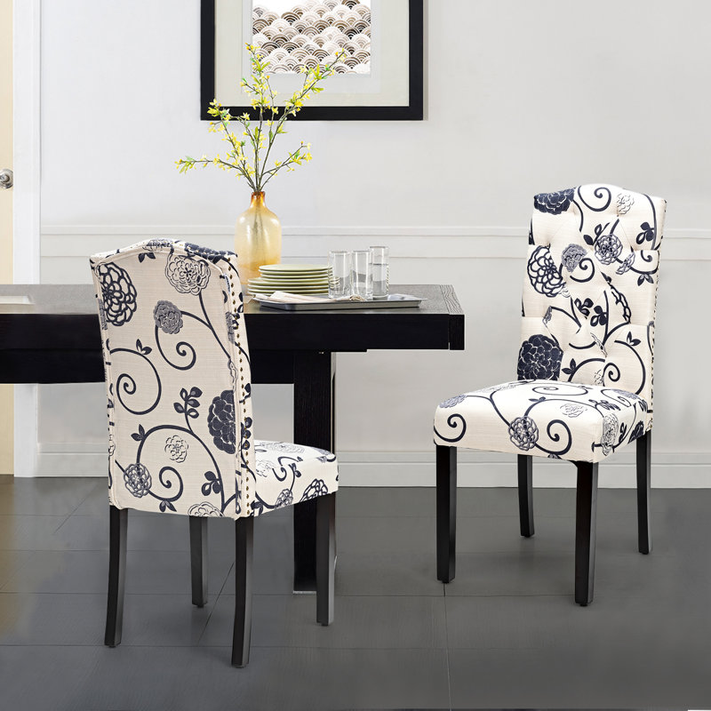Almat 52cm H Upholstered Upholstered Back Parsons Chair