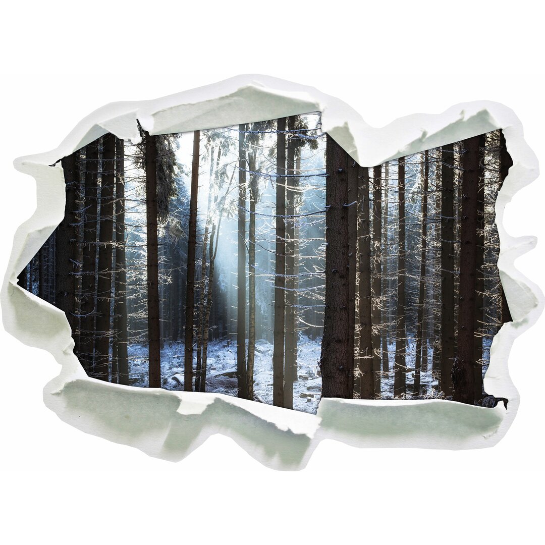 Wandtattoo Winterwald