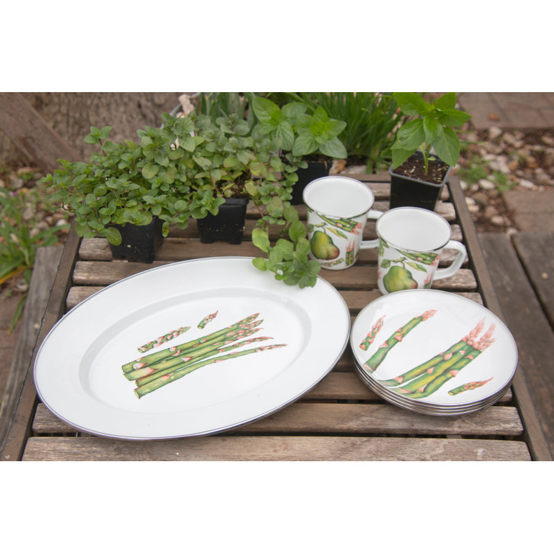 Set of 4 Fresh Produce Sandwich Plates