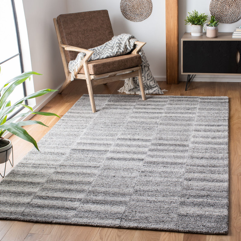 Deepak Hand Tufted Performance Rug, Rectangle 5' x 8'