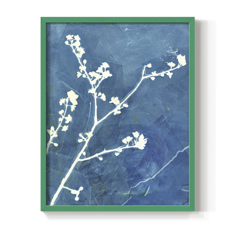 Believe Framed Print - Solid Wood, Green, 10" H x 8" W