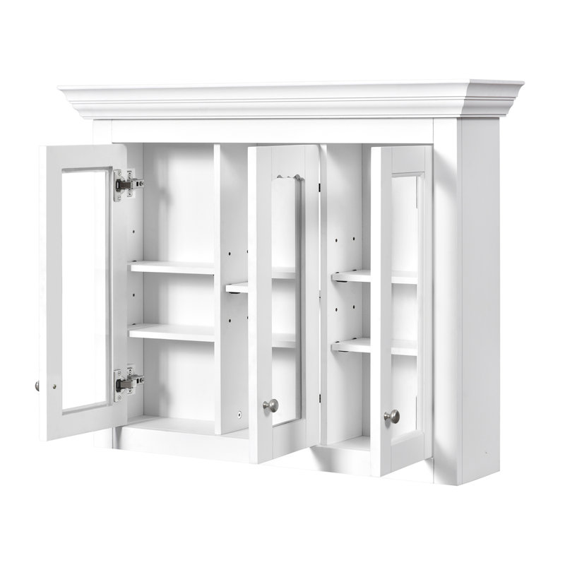 Armoire de salle de bain murale avec miroir