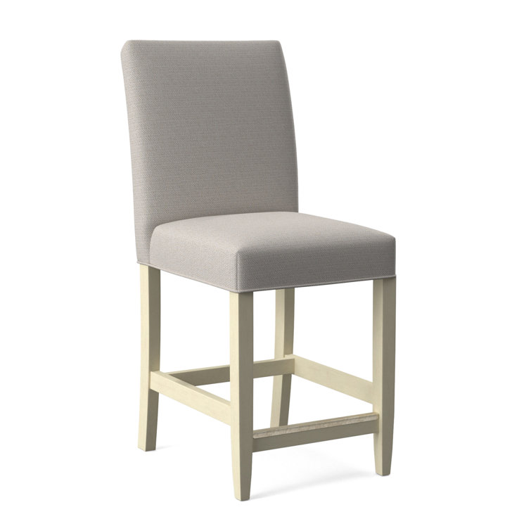 Manhattan Upholstered Stool with Solid Wood Frame