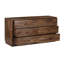 Commode 6 tiroirs Tao, bois de manguier, finition noyer, 60 po
