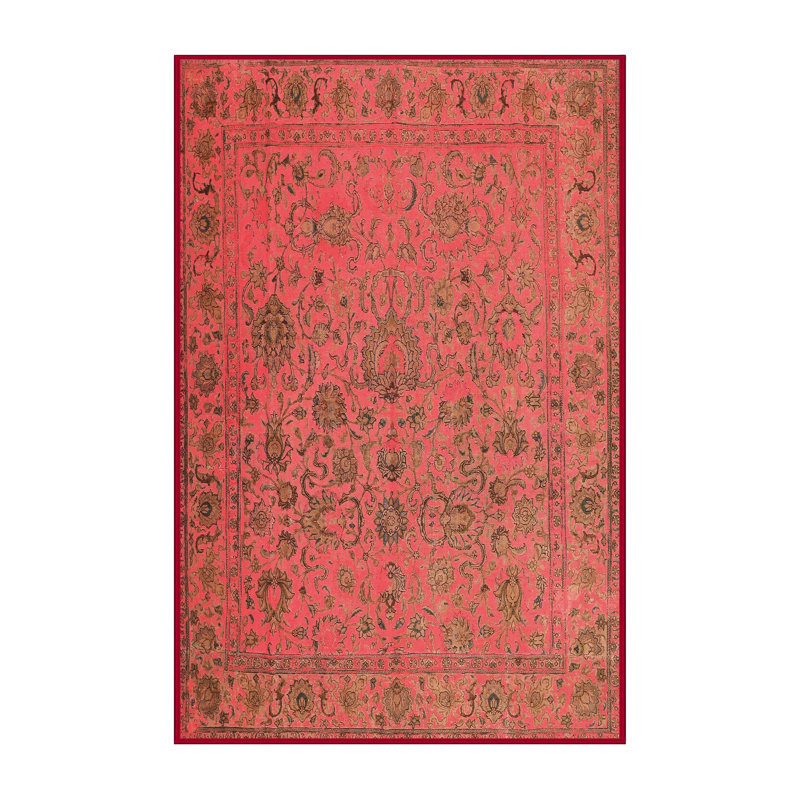 Tapis contemporain marron, Rectangle 3 pi x 5 pi