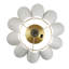 Lampe de table d'appoint à contrôle de robinet et à intensité variable avec prise de courant dorée 1 pièce en fer 12,5 po (l) x 12,5 po x H 17,5 po