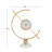 Metal Decorative Gold Clock with Acrylic Base
