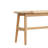 (1.1M) Woven Design Natural Oak Wood Dining Bench Bed Bench For Dining Room, Bedroom, Living Room-1939061043