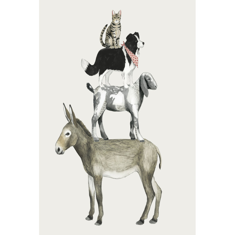 Farmland Family II by Grace Popp - Wrapped Canvas Art Prints, 122cm H x 81cm W