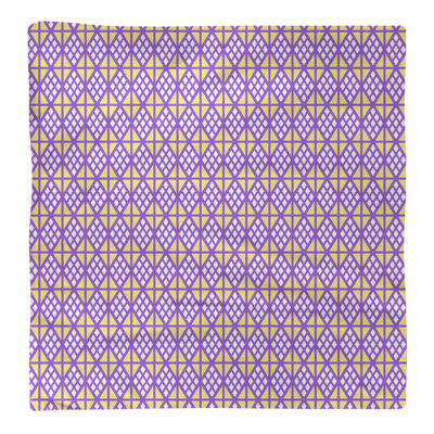Serviette en coton diamants