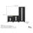 ProGarage 4 Piece Cabinet and Workbench Set