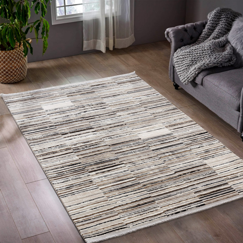 Striped Area Rug, Rectangle 160 x 230cm