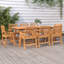 Shantel Rectangular Acacia Outdoor Dining Table , 200cm cm W 90cm cm D