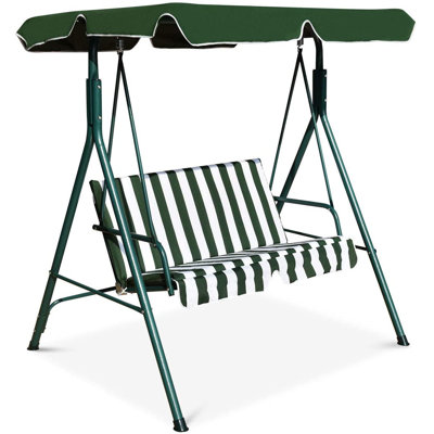 Embarcadero 2 Person Metal Porch Swing with Stand