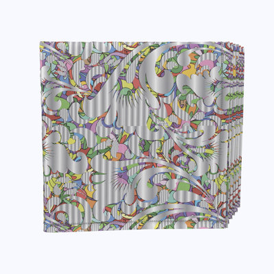 Polyester Paisley Square Napkin