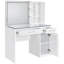 Coiffeuse Kerr 2 tiroirs avec miroir Kool