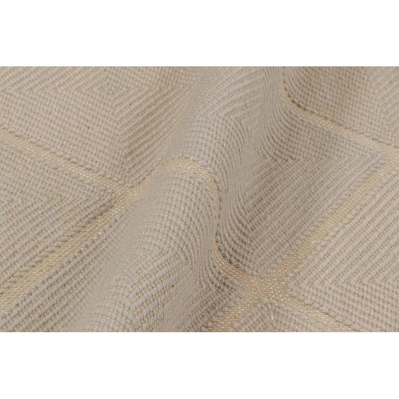 Scandinavian Wool Geometric Area Rug, Rectangle 8' x 10'