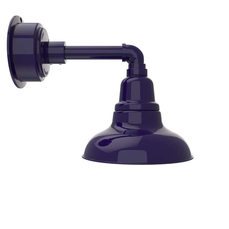Idella LED Barn Light, 9" H x 8" W x 14" D, Cobalt Blue