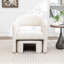 Fauteuil demi-tonneau avec repose-pieds Kyah-220945848