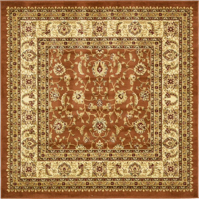 Niles Floral Indoor Rug, Square 6'1"