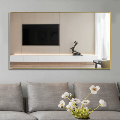 Latitude Run® Metal Flat Wall Mirror & Reviews | Wayfair