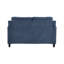 Causeuse 2 places en chenille bleu marine