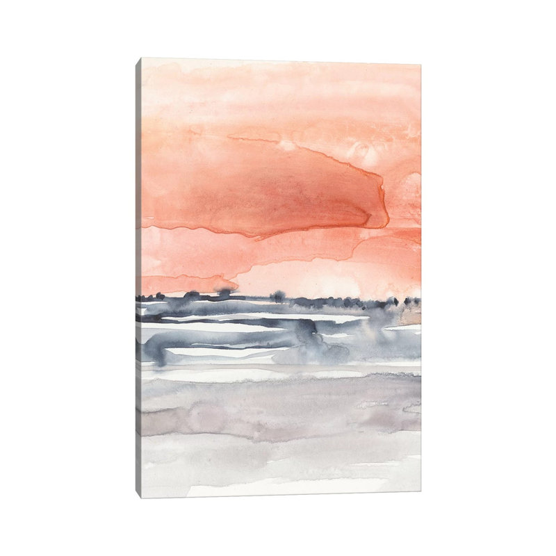 Coral Sky II by Jennifer Goldberger - Wrapped Canvas Print, 30.48cm H x 20.32cm W