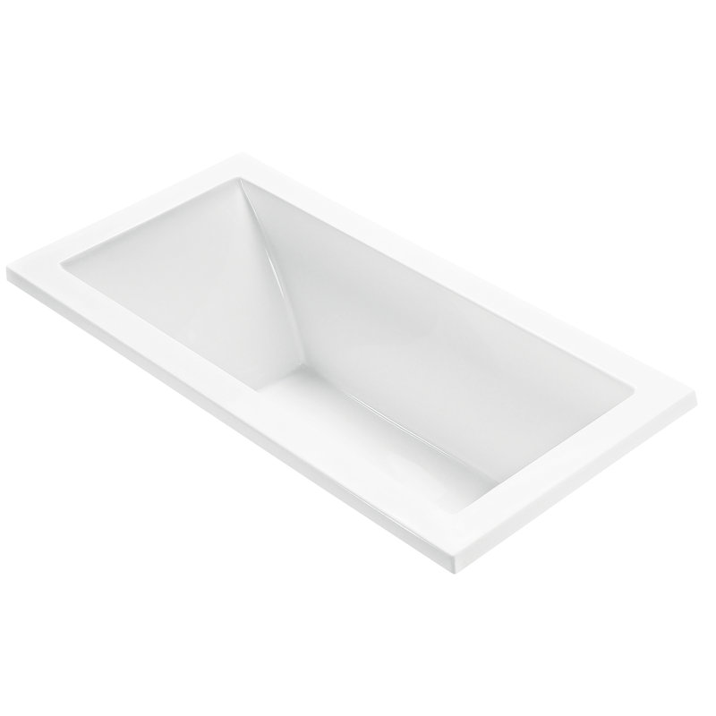 Baignoire tourbillon standard encastrable MTI Solutions 15, Blanc
