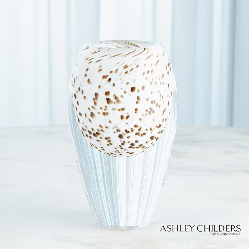 Livingston Vase-Brown Spots-Lg
